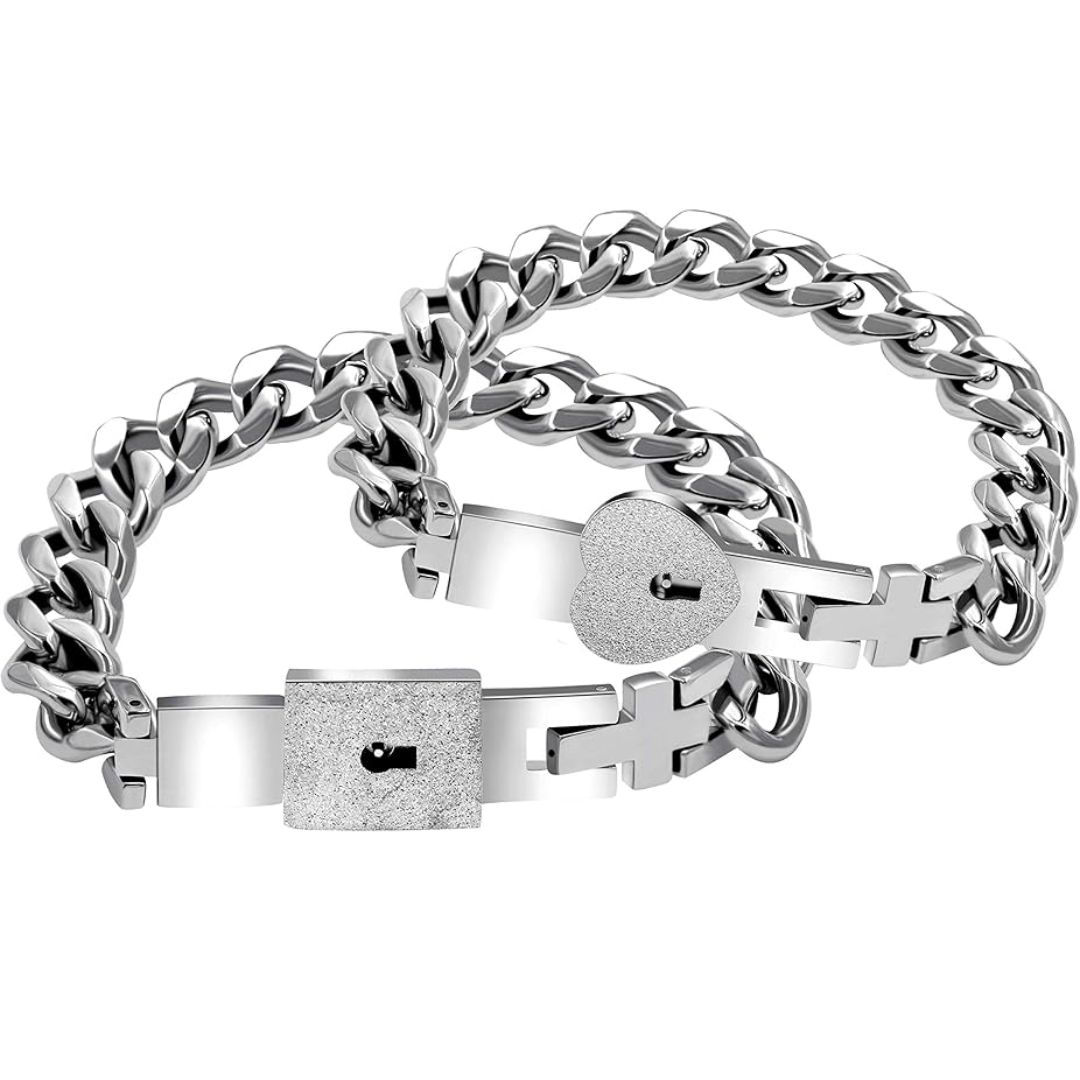 Juego de pulseras con llave para parejas