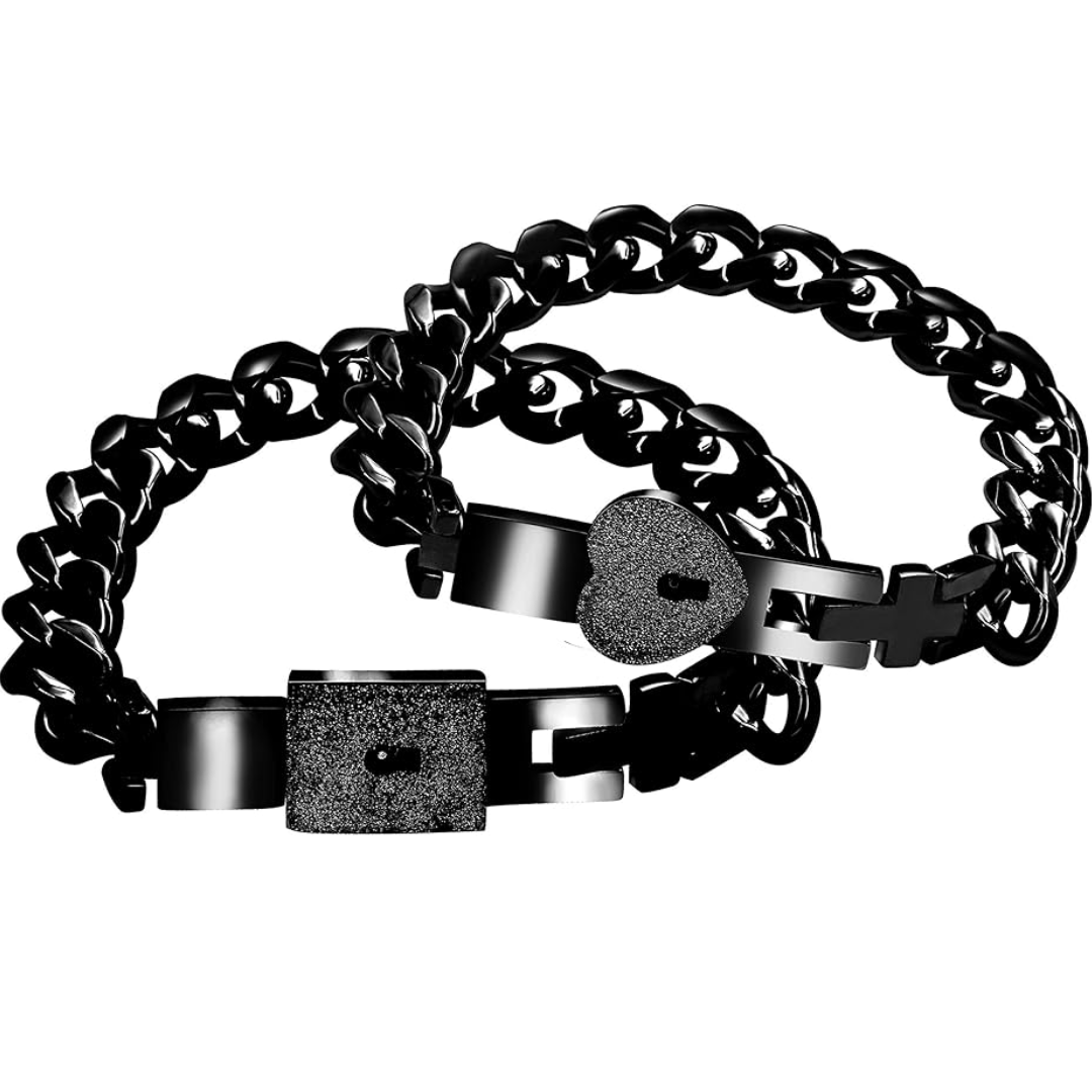 Juego de pulseras con llave para parejas