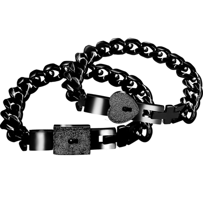 Juego de pulseras con llave para parejas