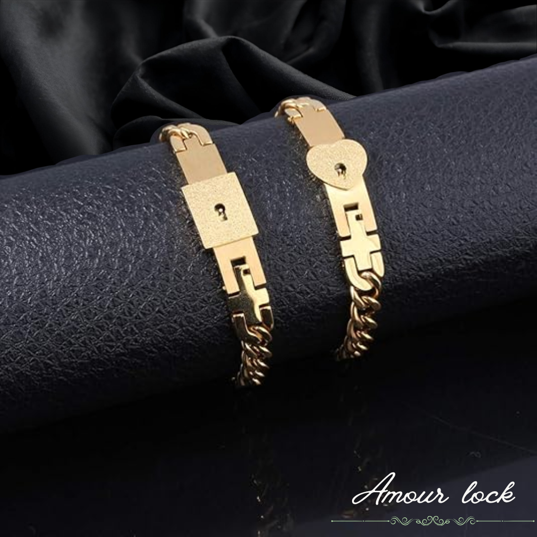 Juego de pulseras con llave para parejas